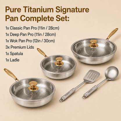 Classic Pan Trio Set (8 Pieces)