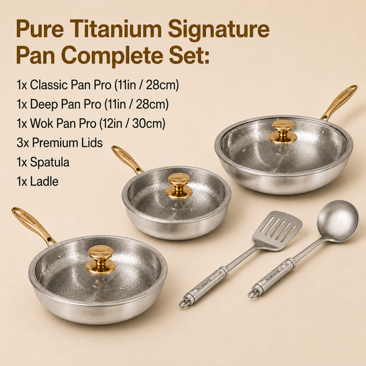 Classic Pan Trio Set (8 Pieces)