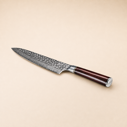 Chef's knife with cutting board