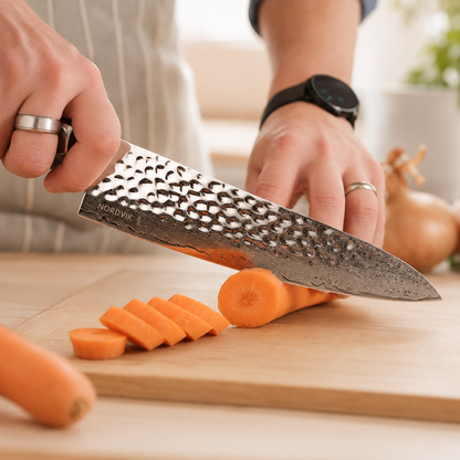Nordvik® Raijin Damascus Chef's Knife 8.5"