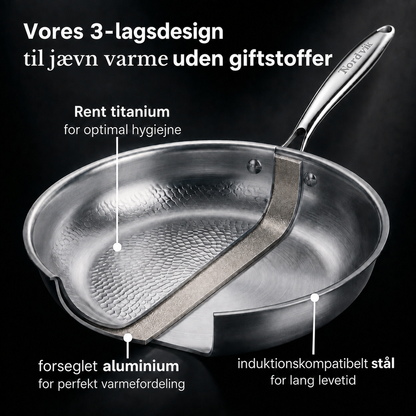 Titanium wok cooking