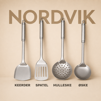 Nordvik pure titanium utensils