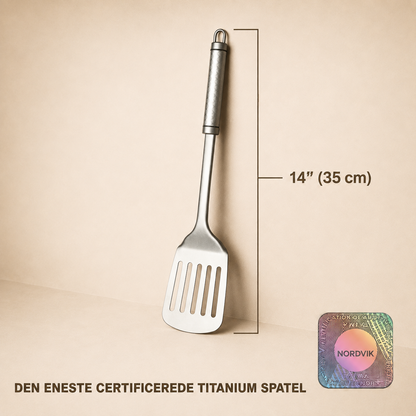 Titanium spatula