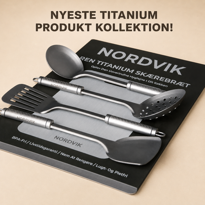 Nordvik® 100% Pure Titanium Utensils