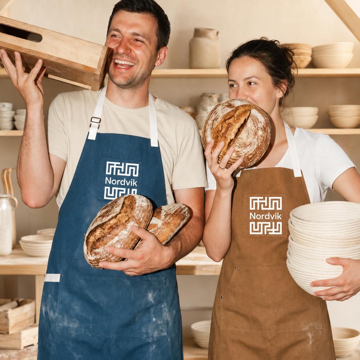 Nordvik Signature Apron (Oak)