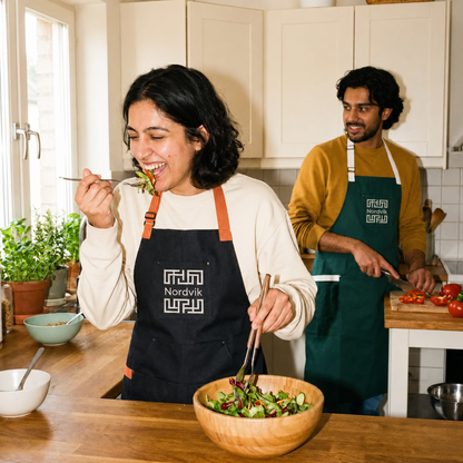 Ember apron worn
