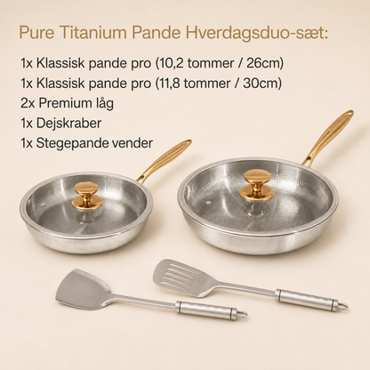 10-piece titanium set contents