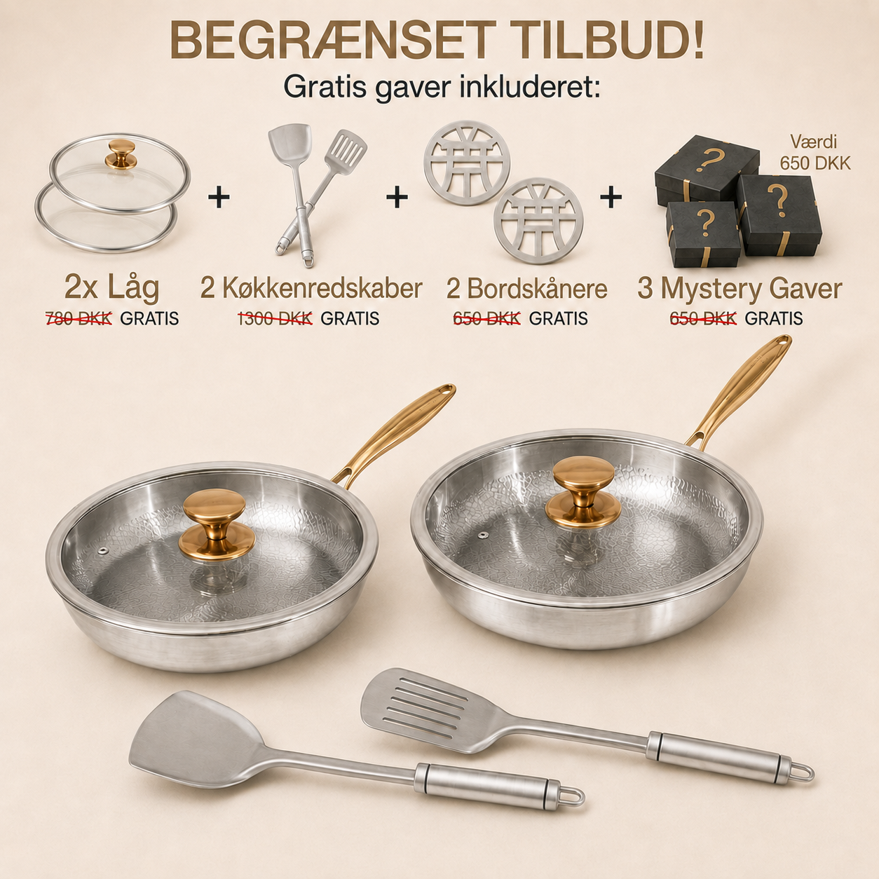 Nordvik Everyday Duo Pan Set 10 pieces