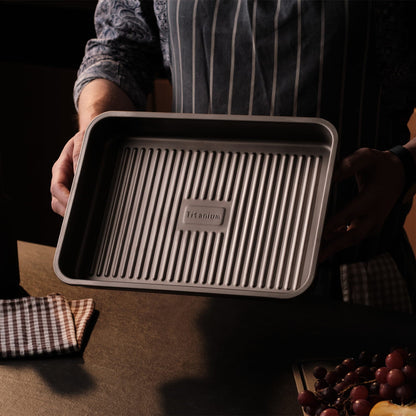 Titanium baking tray